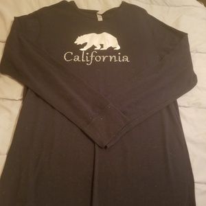 Black long sleeve Tee